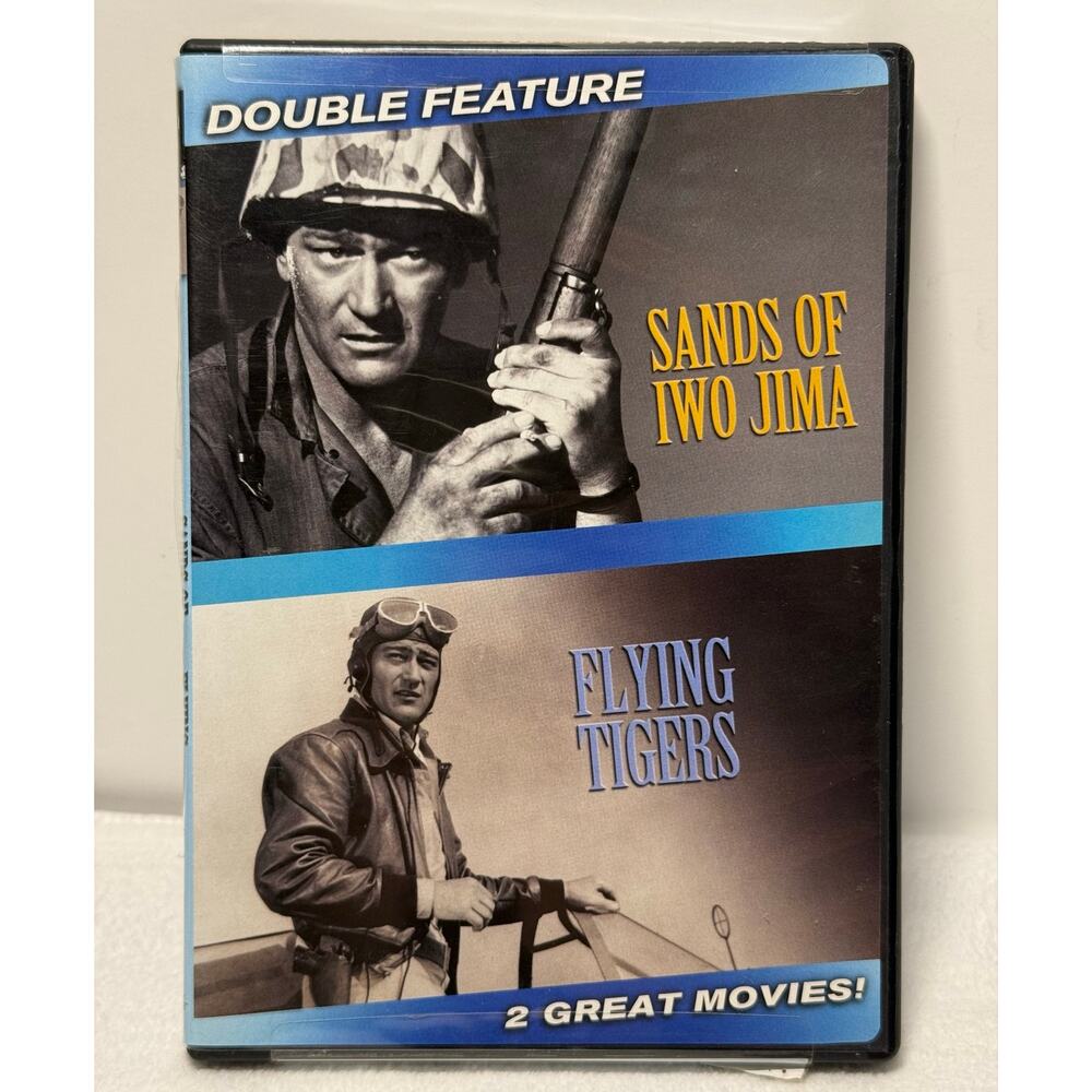 John Wayne Double Feature DVD Sands of Iwo Jima & Flying Tigers 2007 Lionsgate
